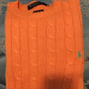 Orange Ralph Lauren Sweater